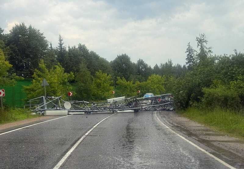 Подмосковье пережило значительный ущерб вследствие града и урагана