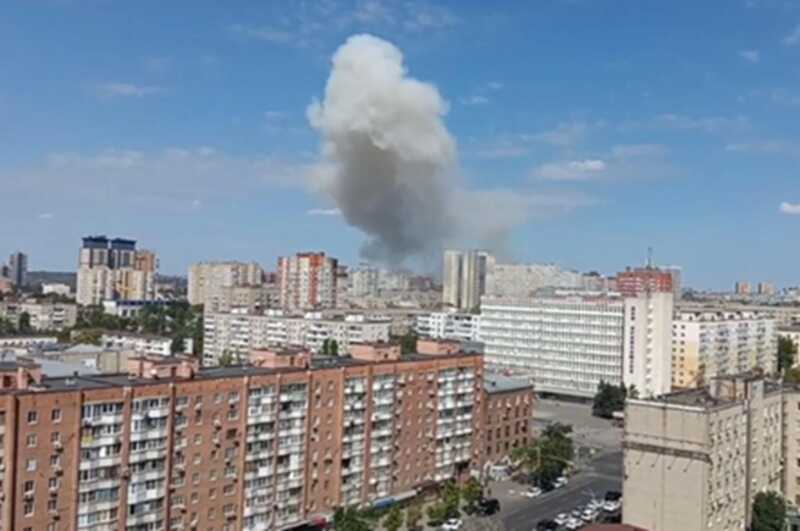 В центре Ростова произошёл взрыв